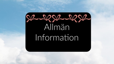 Allm�n information